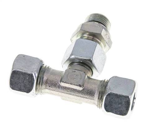 12L & G3/8'' Verzinkter Stahl T-Shape T-Stück mit Außengewinde 315 bar Einstellbar ISO 8434-1