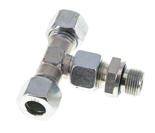 12L & G3/8'' Verzinkter Stahl T-Shape T-Stück mit Außengewinde 315 bar Einstellbar ISO 8434-1