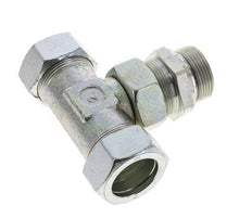 35L & G1-1/4'' Verzinkter Stahl T-Shape T-Stück mit Außengewinde 160 bar Einstellbar ISO 8434-1