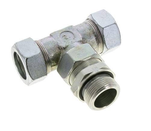35L & G1-1/4'' Verzinkter Stahl T-Shape T-Stück mit Außengewinde 160 bar Einstellbar ISO 8434-1