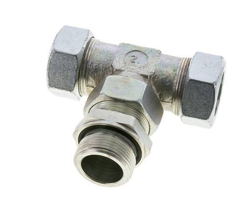 35L & G1-1/4'' Verzinkter Stahl T-Shape T-Stück mit Außengewinde 160 bar Einstellbar ISO 8434-1