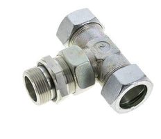 35L & G1-1/4'' Verzinkter Stahl T-Shape T-Stück mit Außengewinde 160 bar Einstellbar ISO 8434-1