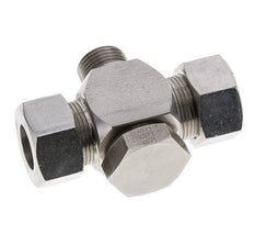 18L & G1/2'' Stainless Steel Tee Swivel Joint Cutting Fitting with Male Threads 315 bar ISO 8434-1