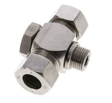 18L & G1/2'' Stainless Steel Tee Swivel Joint Cutting Fitting with Male Threads 315 bar ISO 8434-1