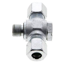 10L & M14x1.5 Verzinkter Stahl T-Drehgelenk-Schneidfitting mit Außengewinde 315 bar NBR ISO 8434-1