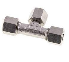8L Edelstahl T-Shape T-Schneidfitting mit Drehgelenk 315 bar Einstellbar ISO 8434-1