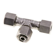 8L Edelstahl T-Shape T-Schneidfitting mit Drehgelenk 315 bar Einstellbar ISO 8434-1