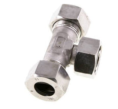 18L Stainless Steel T-Shape Tee Cutting Fitting with Swivel 315 bar Adjustable ISO 8434-1