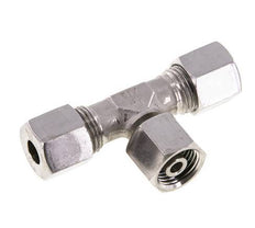 8S Edelstahl T-Shape T-Schneidfitting mit Drehgelenk 630 bar einstellbar ISO 8434-1
