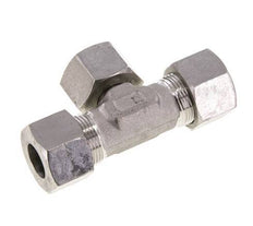 16S Edelstahl T-Shape T-Stück mit Drehgelenk 400 bar einstellbar ISO 8434-1