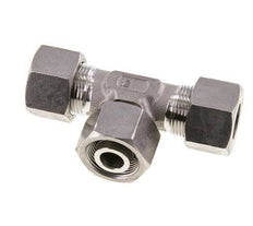 16S Edelstahl T-Shape T-Stück mit Drehgelenk 400 bar einstellbar ISO 8434-1