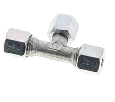 8L Verzinkter Stahl T-Shape Schneidfitting mit Drehgelenk 315 bar NBR Einstellbar ISO 8434-1