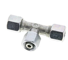 8L Verzinkter Stahl T-Shape Schneidfitting mit Drehgelenk 315 bar NBR Einstellbar ISO 8434-1