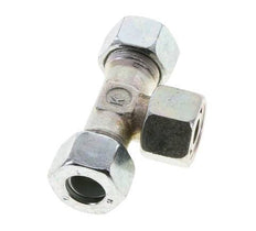 15L Verzinkter Stahl T-Shape Schneidfitting mit Drehgelenk 315 bar NBR Einstellbar ISO 8434-1