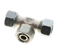 15L Verzinkter Stahl T-Shape Schneidfitting mit Drehgelenk 315 bar NBR Einstellbar ISO 8434-1