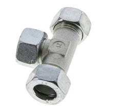 22L Verzinkter Stahl T-Shape Schneidfitting mit Drehgelenk 160 bar NBR Einstellbar ISO 8434-1