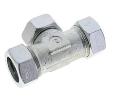 35L Verzinkter Stahl T-Shape Schneidfitting mit Drehgelenk 160 bar NBR Einstellbar ISO 8434-1