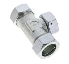 35L Verzinkter Stahl T-Shape Schneidfitting mit Drehgelenk 160 bar NBR Einstellbar ISO 8434-1