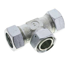 35L Verzinkter Stahl T-Shape Schneidfitting mit Drehgelenk 160 bar NBR Einstellbar ISO 8434-1