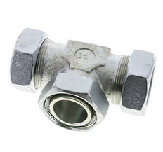 42L Verzinkter Stahl T-Shape Schneidfitting mit Drehgelenk 160 bar NBR Einstellbar ISO 8434-1