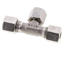 8L Edelstahl T-Shape T-Verschraubung mit Drehgelenk 315 bar FKM Einstellbar ISO 8434-1
