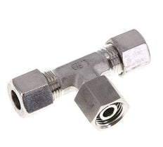 10L Edelstahl T-Shape T-Schneidfitting mit Drehgelenk 315 bar FKM Einstellbar ISO 8434-1
