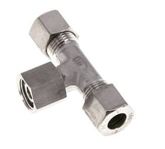 10L Edelstahl T-Shape T-Schneidfitting mit Drehgelenk 315 bar FKM Einstellbar ISO 8434-1