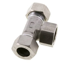 22L Edelstahl T-Shape T-Schneidfitting mit Drehgelenk 160 bar FKM Einstellbar ISO 8434-1