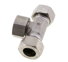 22L Edelstahl T-Shape T-Schneidfitting mit Drehgelenk 160 bar FKM Einstellbar ISO 8434-1