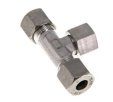 10S Edelstahl T-Stück Schneidverschraubung mit Drehgelenk 630 bar FKM Einstellbar ISO 8434-1