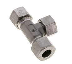 16S Edelstahl T-Stück Schneidverschraubung mit Drehgelenk 400 bar FKM Einstellbar ISO 8434-1