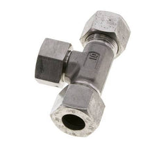 16S Edelstahl T-Stück Schneidverschraubung mit Drehgelenk 400 bar FKM Einstellbar ISO 8434-1