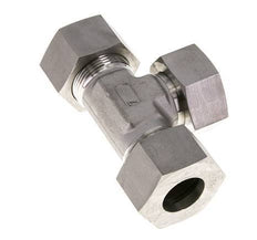 25S Stainless Steel T-Shape Tee Cutting Fitting with Swivel 400 bar FKM Adjustable ISO 8434-1