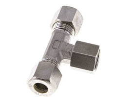 10L Edelstahl T-Stück Kompressionsverschraubung mit Drehgelenk 315 bar FKM Einstellbar ISO 8434-1