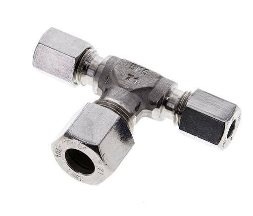 6L & 10L Stainless Steel T-Shape Tee Cutting Fitting 315 bar ISO 8434-1