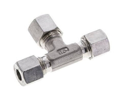 8L & 10L Stainless Steel T-Shape Tee Cutting Fitting 315 bar ISO 8434-1