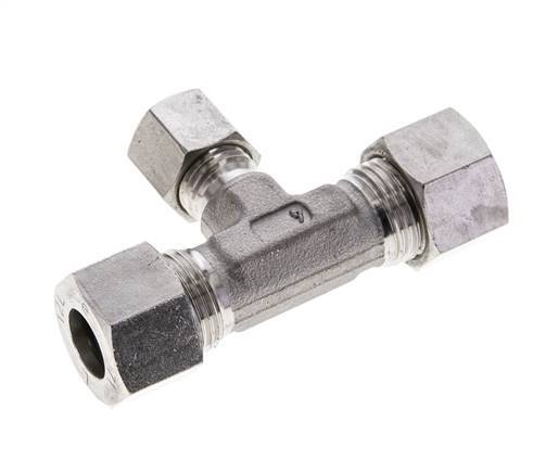 8L & 12L Stainless Steel T-Shape Tee Cutting Fitting 315 bar ISO 8434-1