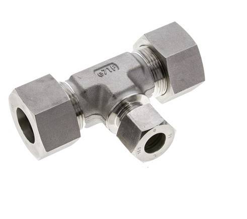 16S & 25S Stainless Steel T-Shape Tee Cutting Fitting 400 bar ISO 8434-1