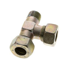 18L & M22x1,5 (con) Verzinkter Stahl rechtwinkliges T-Stück mit Außengewinde 315 bar ISO 8434-1