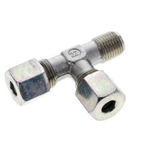 8S & M14x1,5 (con) Verzinkter Stahl rechtwinkliges T-Stück mit Außengewinde 630 bar ISO 8434-1