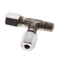6L & M10x1 (con) rechtwinkliges T-Stück aus Edelstahl mit Außengewinde 315 bar ISO 8434-1