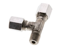 6L & M10x1 (con) rechtwinkliges T-Stück aus Edelstahl mit Außengewinde 315 bar ISO 8434-1