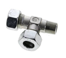 18L & R1/2'' Zink Plated Steel Right Angle Tee Cutting Fitting with Male Threads 315 bar ISO 8434-1