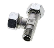 18L & R1/2'' Zink Plated Steel Right Angle Tee Cutting Fitting with Male Threads 315 bar ISO 8434-1