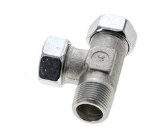 28L & G1'' Zink Plated Steel Right Angle Tee Cutting Fitting with Male Threads 160 bar ISO 8434-1