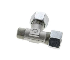 16S & R1/2'' Zink Plated Steel Right Angle Tee Cutting Fitting with Male Threads 400 bar ISO 8434-1