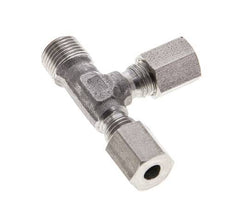 4LL & R1/8'' Stainless Steel Right Angle Tee Cutting Fitting with Male Threads 100 bar ISO 8434-1