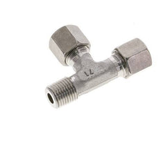 8L & R1/4'' Stainless Steel Right Angle Tee Cutting Fitting with Male Threads 315 bar ISO 8434-1