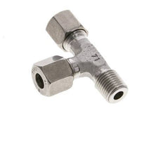 8L & R1/4'' Stainless Steel Right Angle Tee Cutting Fitting with Male Threads 315 bar ISO 8434-1