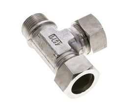 28L & G1'' Stainless Steel Right Angle Tee Cutting Fitting with Male Threads 160 bar ISO 8434-1